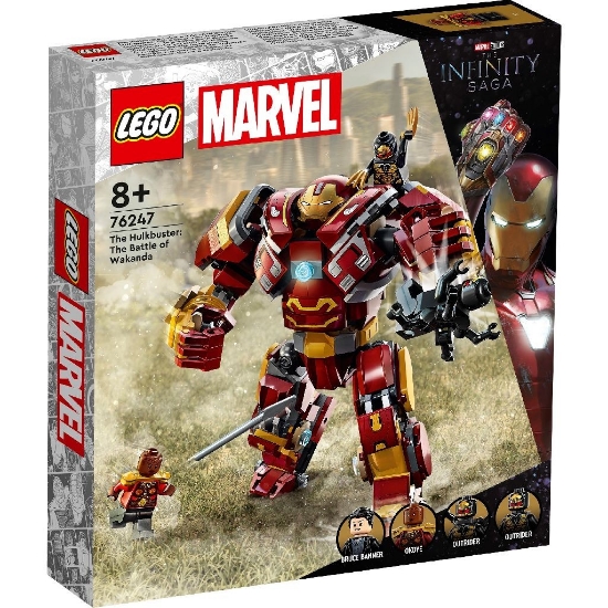 Imagine LEGO SUPER HEROES HULKBUSTER BATALIA DIN WAKANDA 76247