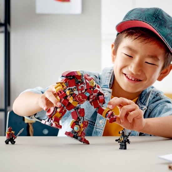 Imagine LEGO SUPER HEROES HULKBUSTER BATALIA DIN WAKANDA 76247