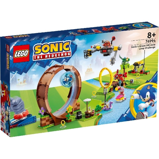 Imagine LEGO SONIC PROVOCAREA CU BUCLA A LUI SONIC DIN ZONA GREEN HILL 76994