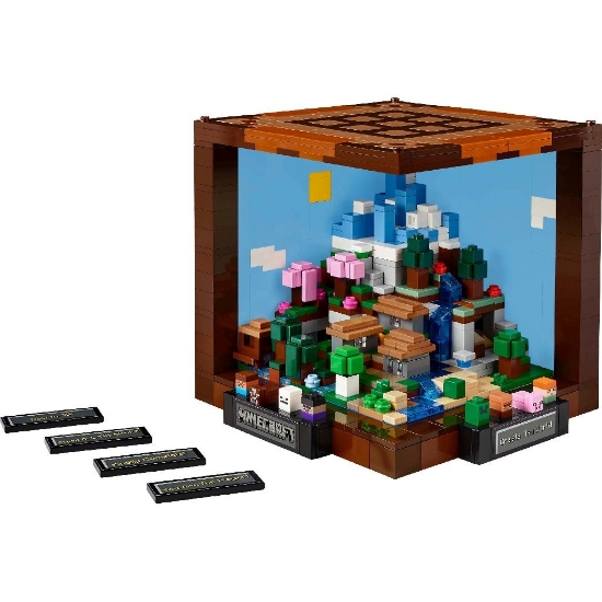 Imagine LEGO MINECRAFT MASA DE LUCRU 21265