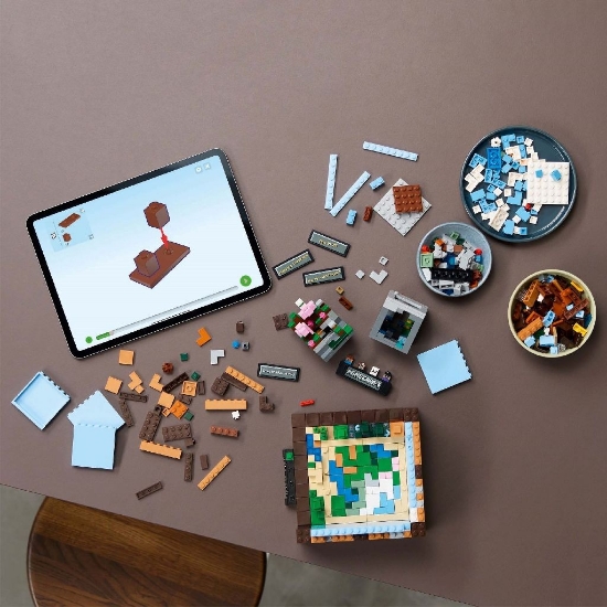Imagine LEGO MINECRAFT MASA DE LUCRU 21265