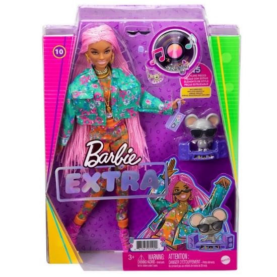 Imagine Papusa Barbie Extra Style codite impletite