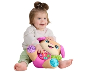 Imagine FISHER PRICE CATELUSA INTERACTIV CU URECHI ROZ RADE SI INVATA