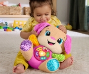 Imagine FISHER PRICE CATELUSA INTERACTIV CU URECHI ROZ RADE SI INVATA
