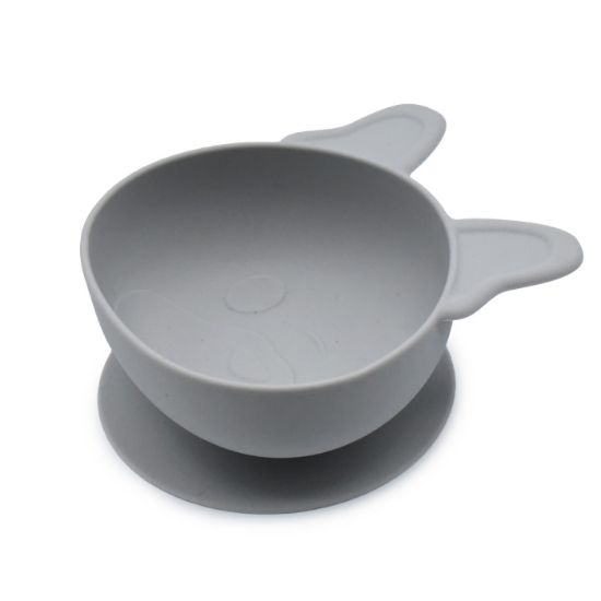 Imagine Set 2 castronele cu ventuza silicon Melii model bulldog