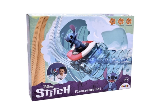 Imagine SMOBY DISNEY STITCH PISTA DE CURSE FLEXTREME SET