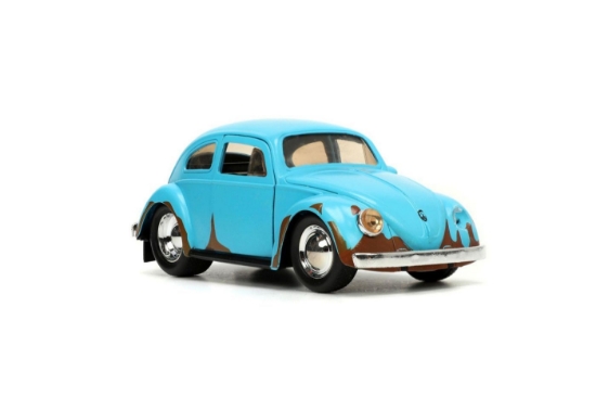 Imagine JADA DISNEY STITCH SET FIGURINA STITCH SI MASINUTA METALICA VOLKSWAGEN BEETLE SCARA 1 LA 32
