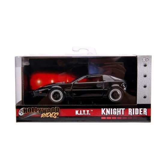 Imagine Jada Hollywood Rides mașinuță metalică KITT Knight Rider scară 1:32