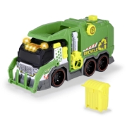 Imagine DICKIE TOYS CAMION DE RECICLARE CU LUMINI SI SUNETE 39CM