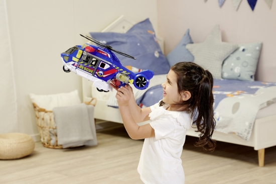 Imagine DICKIE TOYS ELICOPTER CU LUMINI SI SUNETE 39CM