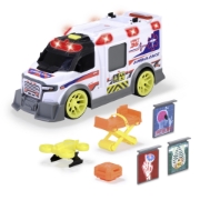 Imagine DICKIE TOYS AMBULANTA CU LUMINI SI SUNETE 35.5CM