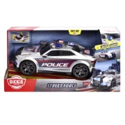Imagine DICKIE TOYS MASINA DE POLITIE STREET FORCE CU LUMINI SI SUNETE 33CM