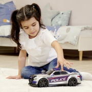 Imagine DICKIE TOYS MASINA DE POLITIE STREET FORCE CU LUMINI SI SUNETE 33CM