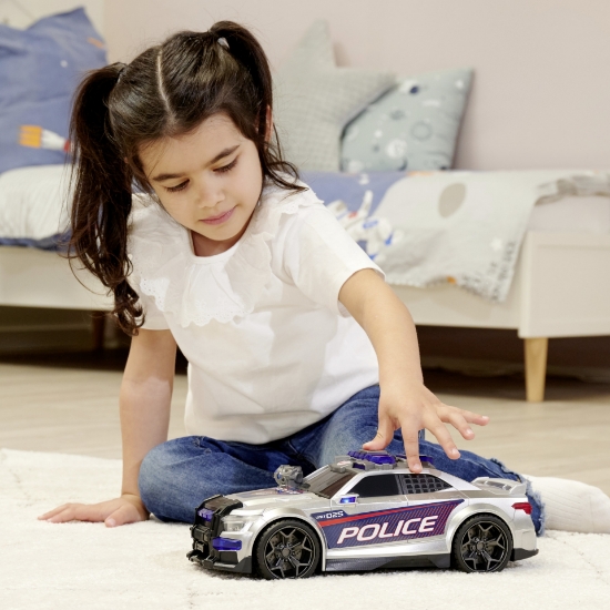 Imagine DICKIE TOYS MASINA DE POLITIE STREET FORCE CU LUMINI SI SUNETE 33CM