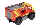 Imagine MAJORETTE MASINA METALICA DE POMPIERI MERCEDES UNIMOG U530 SCARA 1 LA 43