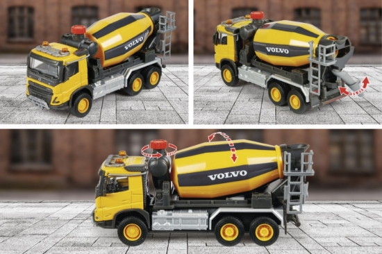 Imagine MAJORETTE VOLVO BETONIERA METALICA SCARA 1 LA 45