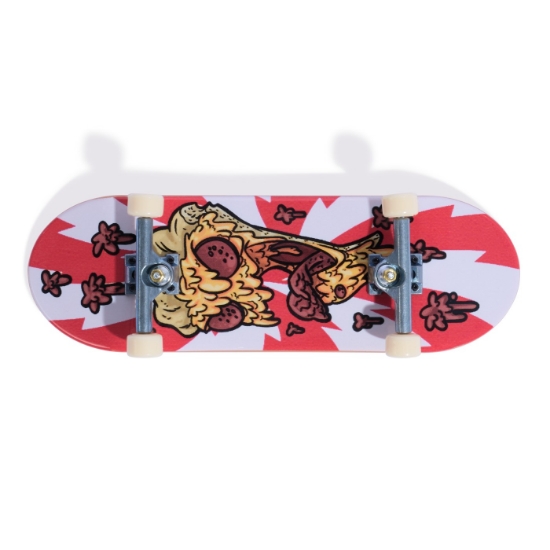 Imagine TECH DECK SK8 CREW PACHET 2 SETURI PLITA SI FIGURINA 9.6CM CASCA ALBA SI CASTI GRI