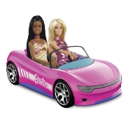 Imagine HOT WHEELS RC BARBIE MASINUTA CU TELECOMANDA CONVERTIBILA