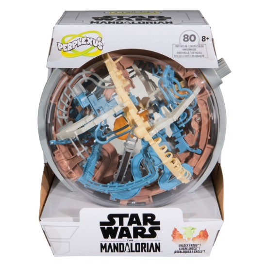 Imagine Perplexus Star Wars The Mandalorian labirint 3D cu 80 de obstacole