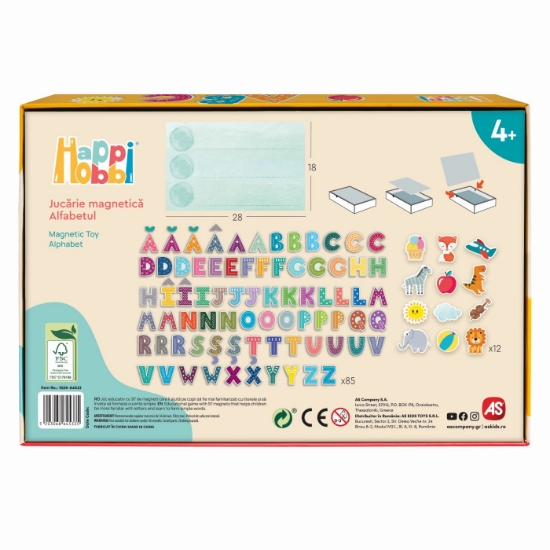 Imagine Happi Hobbi jucarie magnetica Alfabetul