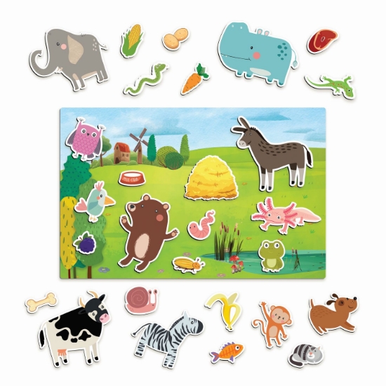 Imagine Happi Hobbi jucarie magnetica cu animale