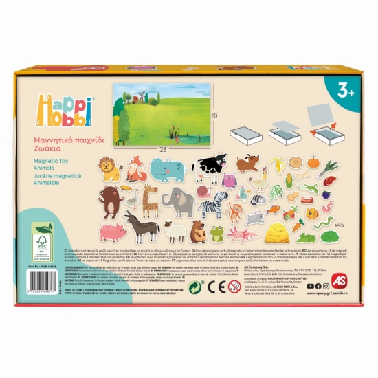 Imagine Happi Hobbi jucarie magnetica cu animale