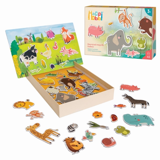 Imagine Happi Hobbi jucarie magnetica cu animale