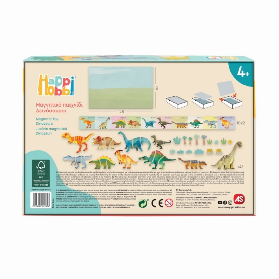 Imagine Happi Hobbi jucarie magnetica dinozauri