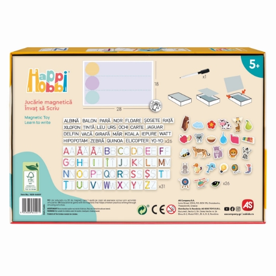 Imagine Happi Hobbi jucarie magnetica Invat sa scriu