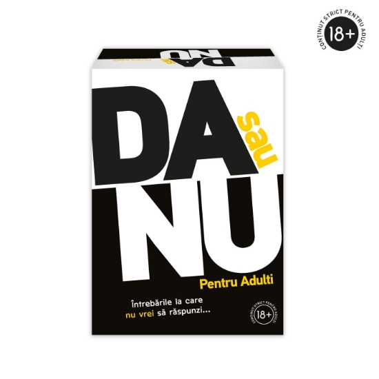 Imagine Joc de societate Da sau Nu pentru adulți în limba română