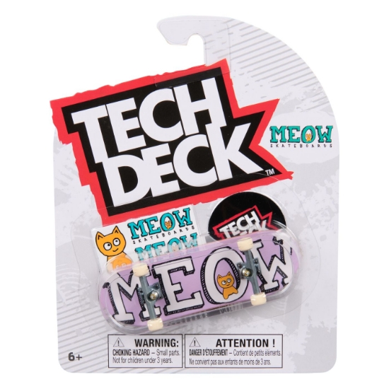 Imagine Tech Deck pachet de baza mini placa de skateboard Meow