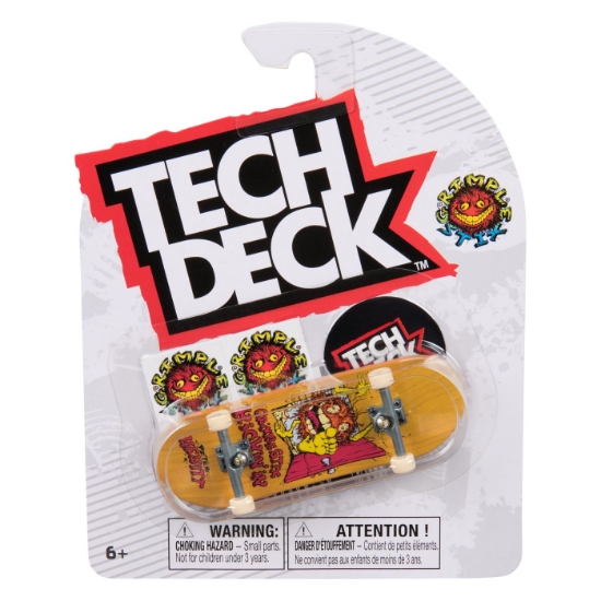 Imagine Tech Deck pachet de baza mini placa de skateboard Grimple Stix