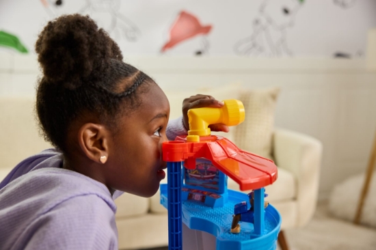 Imagine PATRULA CATELUSILOR SET TURN DE OBSERVATIE CU VEHICUL SI FIGURINA CHASE