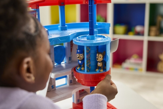 Imagine PATRULA CATELUSILOR SET TURN DE OBSERVATIE CU VEHICUL SI FIGURINA CHASE