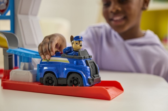 Imagine PATRULA CATELUSILOR SET TURN DE OBSERVATIE CU VEHICUL SI FIGURINA CHASE