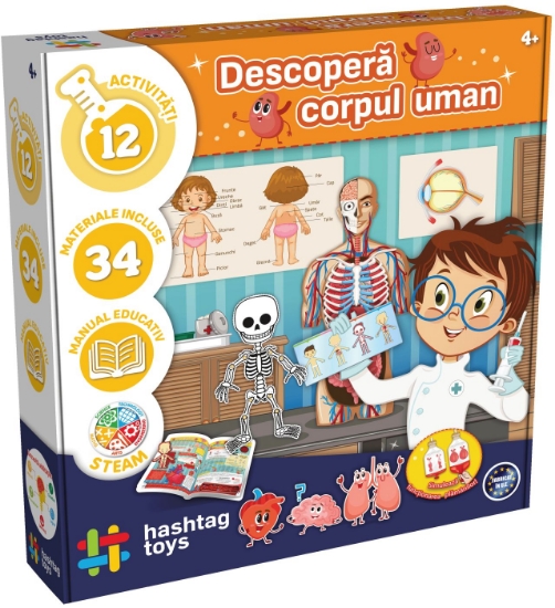 Imagine JOC EDUCATIV DESCOPERA CORPUL UMAN