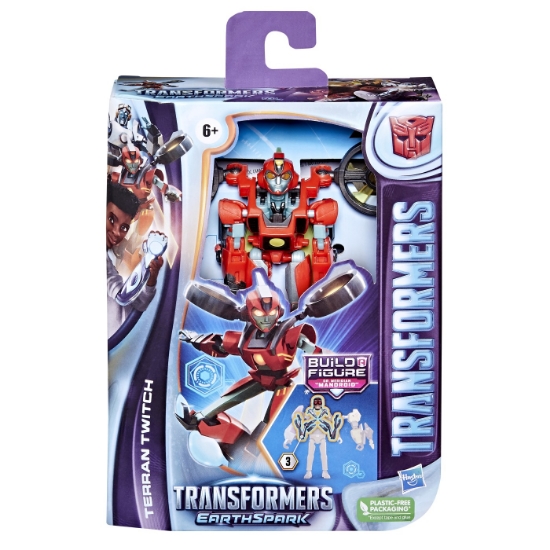 Imagine TRANSFORMERS FIGURINA EARTHSPARK DELUXE TERRAN TWITCH 12.5CM