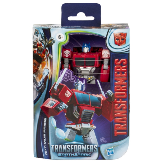 Imagine TRANSFORMERS FIGURINA EARTHSPARK DELUXE OPTIMUS PRIME 12.5CM