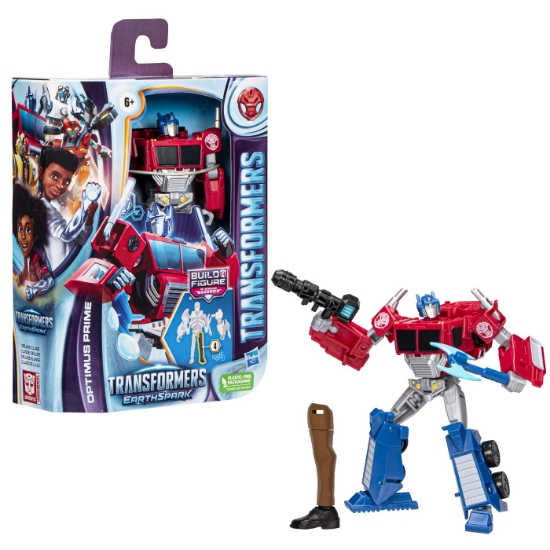 Imagine TRANSFORMERS FIGURINA EARTHSPARK DELUXE OPTIMUS PRIME 12.5CM