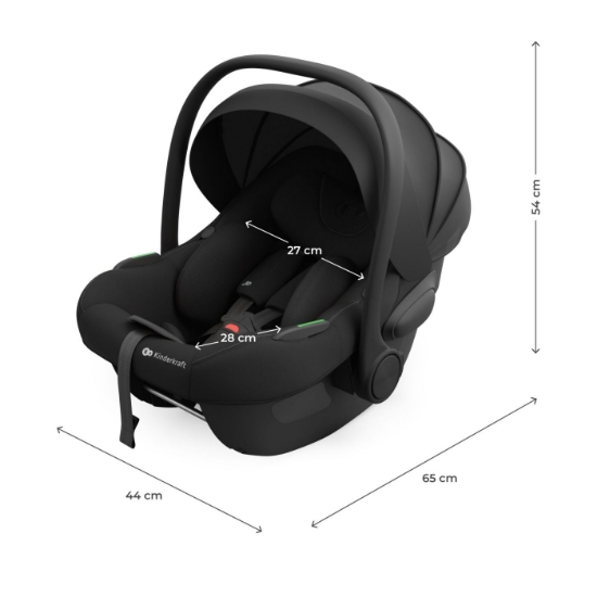 Imagine SCOICA AUTO KINDERKRAFT I-LITE 40-87 CM, BLACK