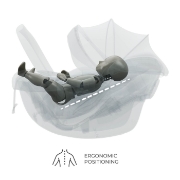 Imagine SCOICA AUTO KINDERKRAFT I-LITE 40-87 CM, BLACK