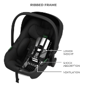 Imagine SCOICA AUTO KINDERKRAFT I-LITE 40-87 CM, BLACK