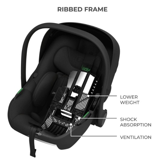 Imagine SCOICA AUTO KINDERKRAFT I-LITE 40-87 CM, BLACK