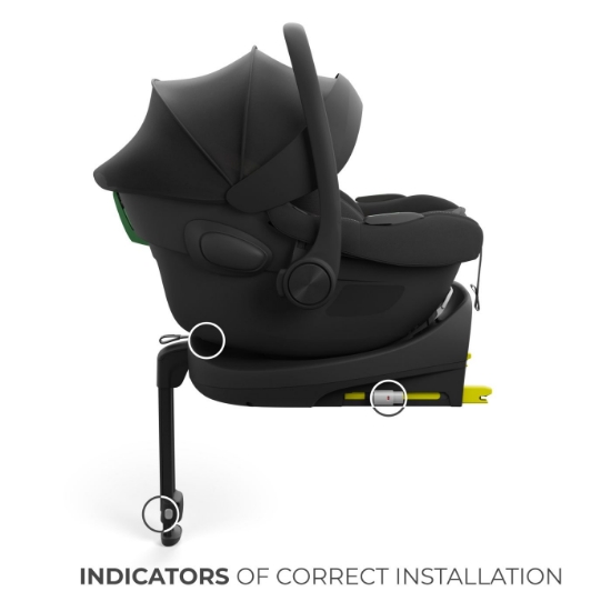 Imagine SCOICA AUTO KINDERKRAFT I-LITE 40-87 CM, BLACK