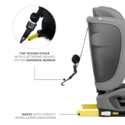 Imagine SCAUN AUTO KINDERKRAFT FIX2GO 76-150 CM, GREY