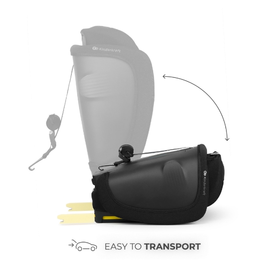 Imagine SCAUN AUTO KINDERKRAFT FIX2GO 76-150 CM, BLACK