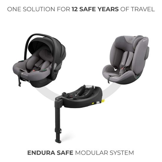 Imagine BAZA ISOFIX 360 KINDERKRAFT ENDURA SAFE FX, BLACK