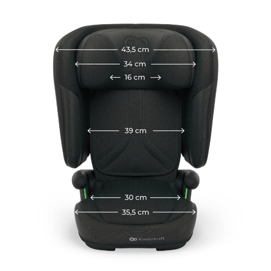 Imagine SCAUN AUTO KINDERKRAFT UNITY2 100-150 CM, BLACK