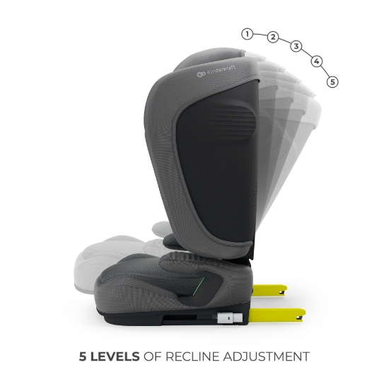 Imagine SCAUN AUTO KINDERKRAFT UNITY2 100-150 CM, GREY