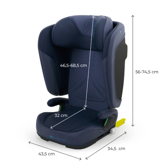 Imagine SCAUN AUTO KINDERKRAFT UNITY2 100-150 CM, NAVY